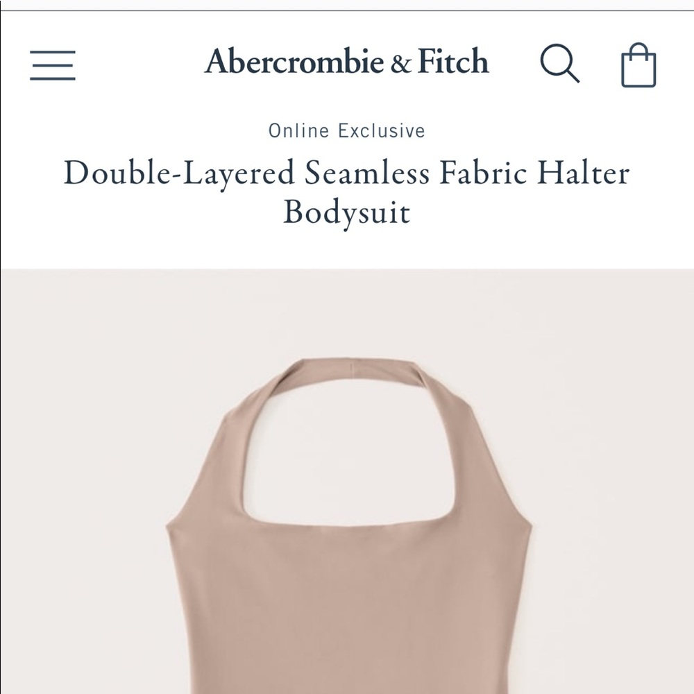 NWT abercrombie halter bodysuit